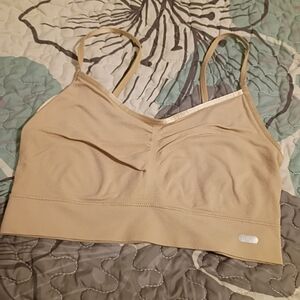 Elegant Beige Bralette with Adjustable Straps